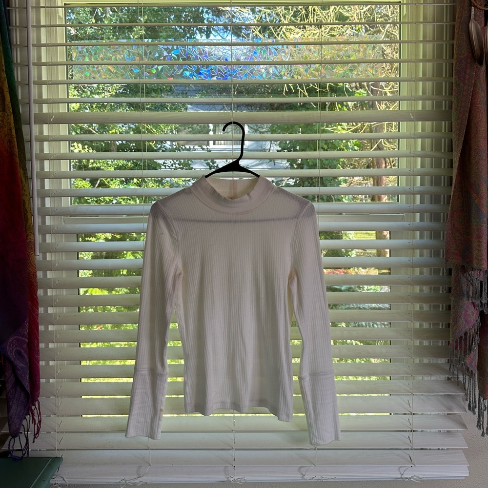 Free People white long sleeve Medium